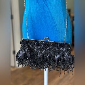 Mini beaded evening bag
